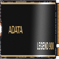 Твердотельный накопитель/ ADATA SSD LEGEND 900, 512GB, M.2(22x80mm), NVMe 1.4, PCIe 4.0 x4, 3D NAND, R/ W 6200/ 2300MB/ s, IOPs н.д./ н.д., TBW 130, DWPD 0.14, with Heat Sink (5 лет) (SLEG-900-512GCS)