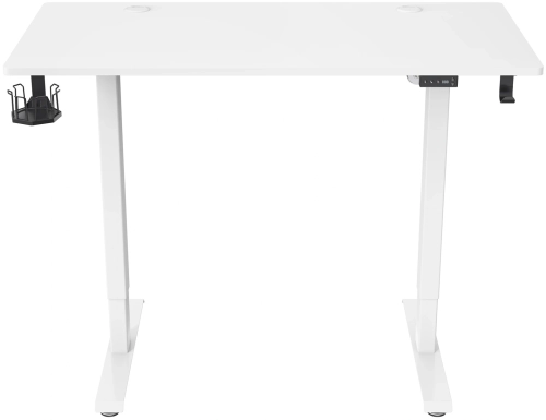 Стол для компьютера Cactus CS-ED-WWT электропривод столешница МДФ белый каркас белый фото 2