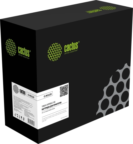 Картридж лазерный Cactus CS-W2222X 222X желтый (2500стр.) для HP LJ Pro 3203dw/3303fdn/3303sdw с чипом