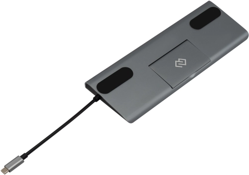 Стыковочная станция Digma DS-991 USB Type-C серый 1xHDMI 1xDP 1xminiDP 1xRJ-45 1xUSB Type-C 3xUSB 3.0 фото 5