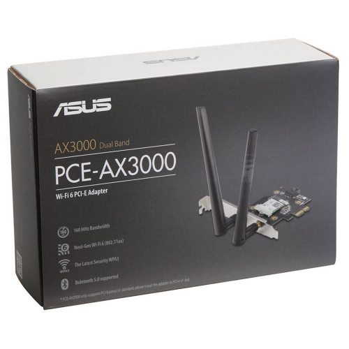 Wi-Fi + Bluetooth адаптер Asus PCE-AX3000 PCI-E (90IG0610-MO0R10) фото 3