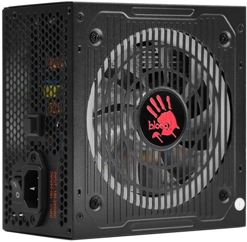 Блок питания Bloody ATX 700W BD-PS700W 80 PLUS WHITE (20+4pin) APFC 120mm fan color LED 6xSATA RTL (BD-PS700W-R)