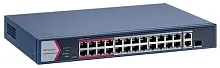 Коммутатор HiWatch DS-S1326-PI 8x100Мбит/с 2x1Гбит/с неуправляемый