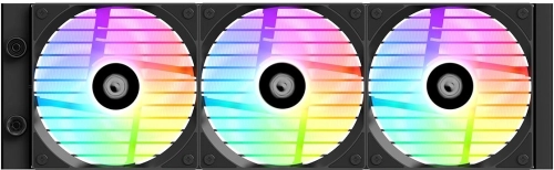 Система водяного охлаждения ID-Cooling FX360 LCD ARGB Soc-AM5/AM4/1200/1700/1851 черный 4-pin 27.2dB Al LCD 350W Ret фото 3