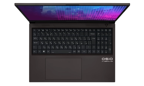 Ноутбук Osio CyberLine C160i-002 (C160I-002) Ноутбук Osio CyberLine C160i-002 Core i5 12600H 16Gb 512Gb SSD RTX4050 6Gb 16 IPS WUXGA NoOS brown WiFi BT 3410mAh фото 14