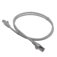 Патч-корд LANMASTER LSZH FTP кат.5e, 1.0 м, серый (LAN-PC45/ S5E-1.0-GY) (LAN-PC45/S5E-1.0-GY)