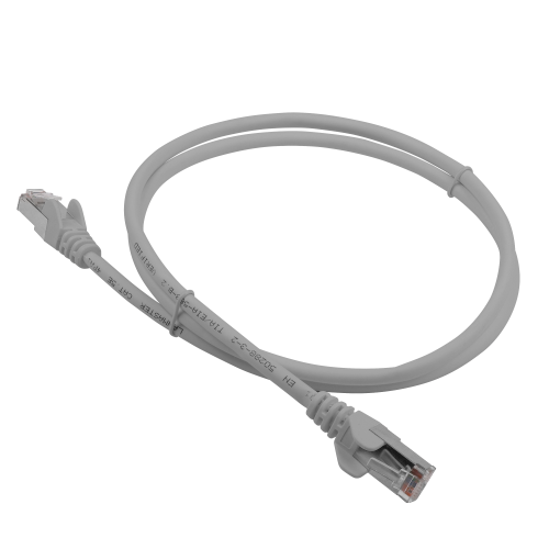 Патч-корд LANMASTER LSZH FTP кат.5e, 1.0 м, серый (LAN-PC45/ S5E-1.0-GY) (LAN-PC45/S5E-1.0-GY)