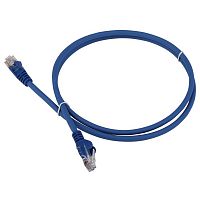 Патч-корд Lanmaster RJ-45 0.5 м синий (LAN-PC45/ U5E-0.5-BL) (LAN-PC45/U5E-0.5-BL)