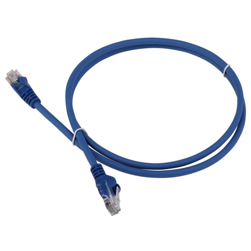 Патч-корд Lanmaster RJ-45 0.5 м синий (LAN-PC45/ U5E-0.5-BL) (LAN-PC45/U5E-0.5-BL)