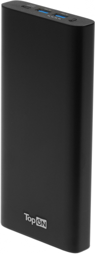 Мобильный аккумулятор TopON TOP-T100 26800mAh QC3.0/ PD3.0 118W 5A черный (103270)