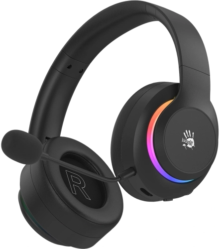 Наушники с микрофоном A4Tech Bloody GR520 черный мониторные BT/Radio/3.5mm оголовье фото 5