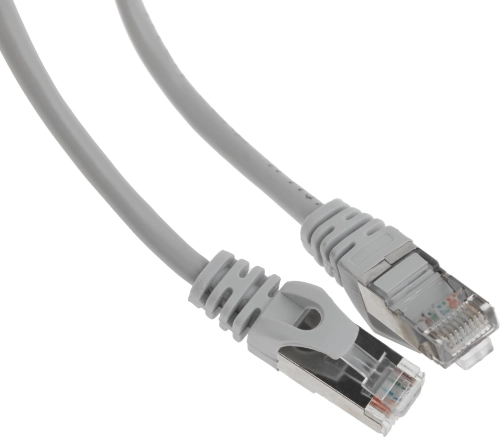 Патч-корд Premier PP22-1M 1000Гбит/ с FTP 4 пары cat.5E CCA molded 1м серый RJ-45 (m)-RJ-45 (m)