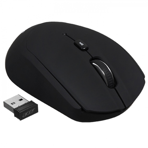 Мышь Acer OMR050 Wireless, Bluetooth, 1600dpi, USB, 8but, Black (ZL.MCEEE.00B) фото 3