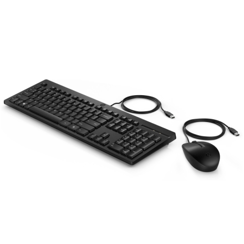Проводная мышь и клавиатура HP 225, комплект (286J4AA#ACB)