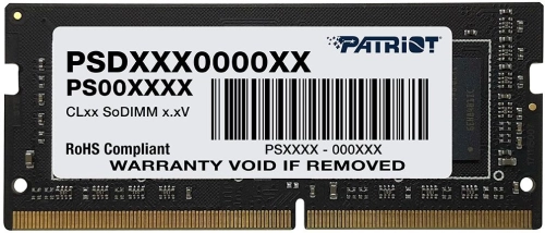 Модуль памяти для ноутбука SODIMM 8GB DDR4-2666 PSD48G26662S PATRIOT