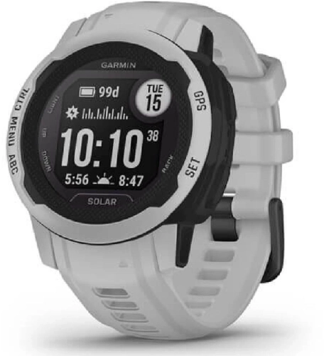Смарт-часы Garmin Instinct 2 Solar 40мм 0.9 AMOLED корп.черный/серый рем.серый (010-02564-01)
