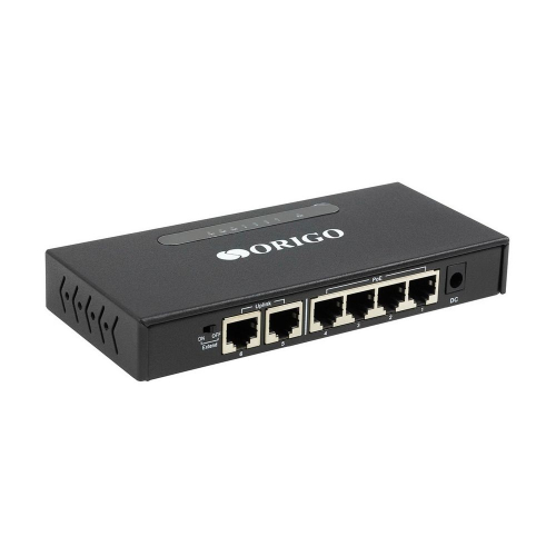 Коммутатор/ Unmanaged Switch 6x100Base-TX (4x100Base-TX PoE), PoE Budget 60W, Long-range PoE up to 250m, metal case (OS1206P/60W/A1A)