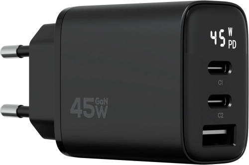 Сетевое зар./устр. Magssory ACH008 45W 3.25A (PD3.0+PPS+QC4+AFC+FCP+SCP) универсальное черный