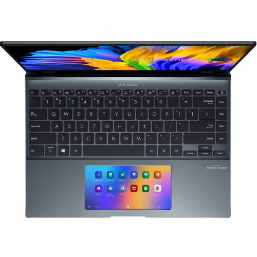 Ноутбук ASUS UX5400EG-KN193T 14" 2.8K OLED, Touch, ScreenPad 2.0, Core i5 1135G7, 8GB, 512GB SSD+32GB Optane, noDVD, MX450 2GB, BT, WiFi, /Win10 (90NB0T83-M03200) фото 4