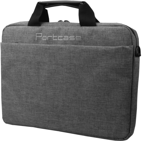 Сумка для ноутбука 14 Portcase AKCB-164GREY серый полиэстер