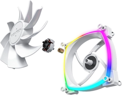 Вентилятор для корпуса Montech RX120 Reverse ARGB 120х120x25 белый 4-pin 27дБ (RX120 PWM WHITE) Ret фото 7