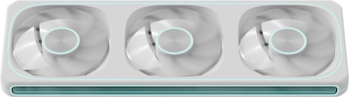 Вентилятор для корпуса Formula V Line AIR FUSION 3 WH, 360x120x28mm, ARBG 3pin + PWM 4pin, 500-1800 RPM, 34.95 DBA MAX, HYDRO BEARING фото 3