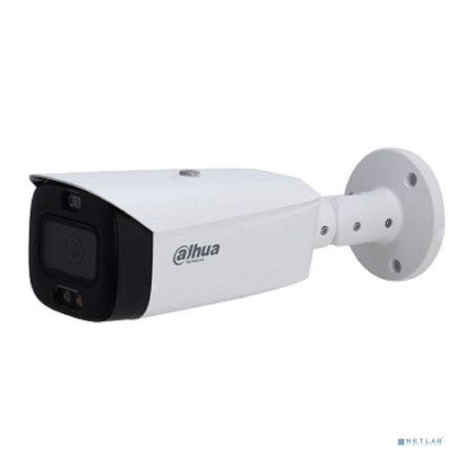 DAHUA DH-IPC-HFW3449T1P-AS-PV-0280B-S5 Уличная цилиндрическая IP-видеокамера TiOC и ACUPICK 4Мп, 1/ 2.7” CMOS, объектив 2.8мм, видеоаналитика, 2 микрофона, ИК 30м, LED 30м, IP67, металл/ пластик