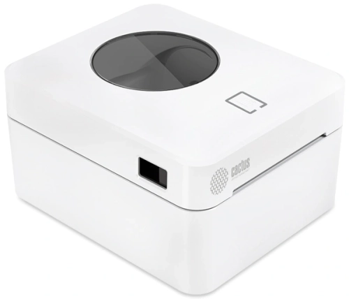Термопринтер Cactus CS-TP-D410U-W 203dpi 160мм/с/USB для печ.этик. белый