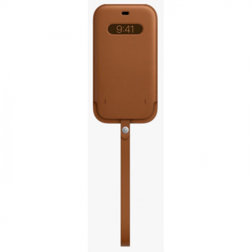 Чехол-конверт Apple MagSafe для iPhone 12 Pro Max кожаный коричневый (MHYG3ZE/A)