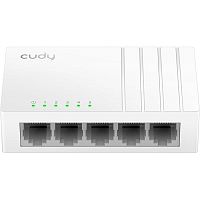 Коммутатор/ 5-Port Gigabit Desktop Switch, 5 10/100/1000M RJ45 Ports, Loop Detection, Desktop Plastic Case, Power Saving, Plug & Play, Wall-Mount, Power Adapter Not Included (GS105U)