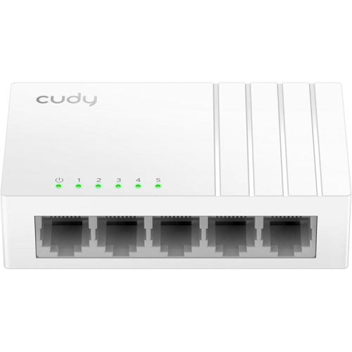 Коммутатор/ 5-Port Gigabit Desktop Switch, 5 10/100/1000M RJ45 Ports, Loop Detection, Desktop Plastic Case, Power Saving, Plug & Play, Wall-Mount, Power Adapter Not Included (GS105U)