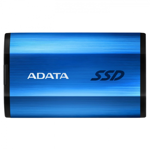 Внешний твердотельный накопитель SSD 512GB A-DATA SE800, External, USB 3.2 Type-C, R/W -1000/1000 MB/s, 3D-NAND (ASE800-512GU32G2-CBL)