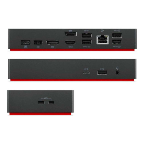 Док-станция ThinkPad Universal USB-C Dock (2x DP 1.4, 1x HDMI 2.0, 3x USB 3.1, 2x USB 2.0, 1x USB-C, 1x RJ-45, 1x Combo Audio Jack 3.5mm) rpl. 40AY0090EU (40AY0090UK) фото 2