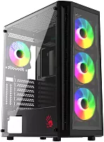 Корпус Bloody BD-CC120F черный без БП ATX 8x120mm 1xUSB2.0 1xUSB3.0 audio bott PSU (BD-CC120F-BK)