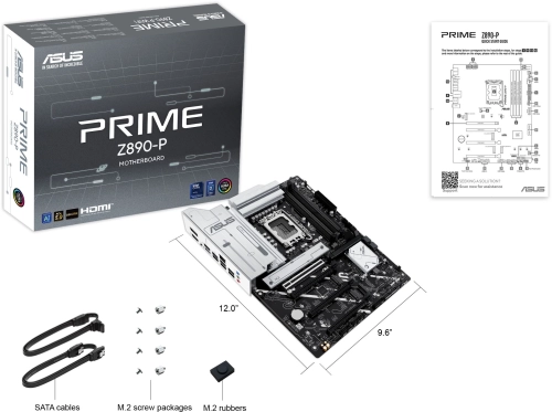 Материнская плата Asus PRIME Z890-P Soc-1851 Intel Z890 4xDDR5 ATX AC`97 8ch(7.1) 2.5Gg RAID+HDMI+DP (90MB1I50-M0EAY0) фото 5