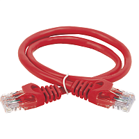 ITK Коммутационный шнур (патч-корд), кат.5Е UTP, 5м, красный (PC04-C5EU-5M)