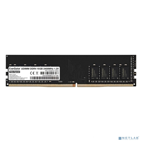 Exegate EX287011RUS Модуль памяти ExeGate Value Special DIMM DDR4 16GB 2400MHz