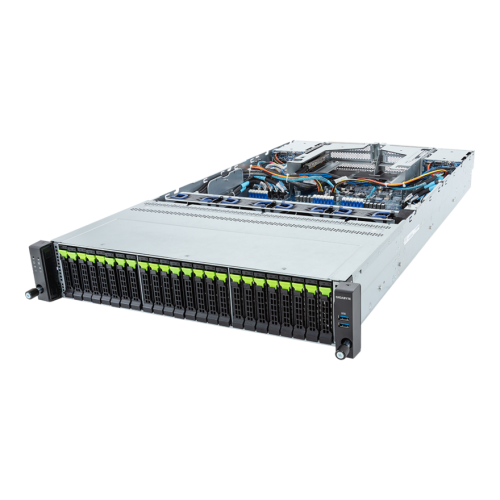 Серверная платформа Gigabyte Rack Server - AMD EPYC™ 9004 - 2U DP 24+4-Bay Gen5 NVMe/SATA/SAS-4 (24 x NVMe) Platinum (R283-Z96-AAE1) фото 2