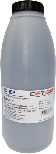 Тонер Cet PK2 CET5498300 черный бутылка 300гр. для принтера Kyocera Ecosys M2035DN/ M2535DN/ P2135DN FS-1016MFP/ 1018MFP