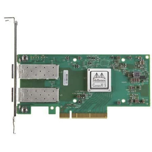 Сетевой адаптер Mellanox ConnectX-5 EN network interface card, 25GbE dual-port SFP28, PCIe Gen 3.0 x8, UEFI Enabled (x86/ Arm), tall bracket, (analog MCX512A-ACAT) 1 year (MCX512A-ACUT)