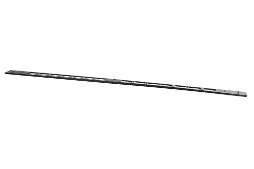 Вертикальный кабельный органайзер в шкаф, ширина 75 мм 38U, цвет черный (ВКО-М-38.75-9005)