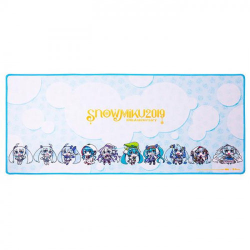 Игровой коврик для мыши Tt eSPORTS Thermaltake DASHER EXTENDED Snowmiku Edition (MP-DSH-BLKSXS-09)