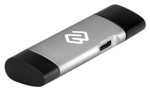Устройство чтения карт памяти USB 2.0/ Type C Digma CR-СU2520-G серый
