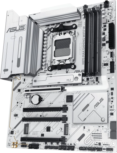 Материнская плата ASUS X870 MAX GAMING WIFI7 W, AM5, X870, 4*DDR5, 4*SATA, 3*M.2, 4*USB 3.2, 4*USB 2.0, 2*Type-C, 5*PCIx16, HDMI, ATX; 90MB1LZ0-M0EAY0 фото 4