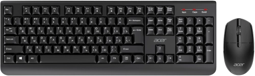 Клавиатура + мышь Acer OCC401 клав:черный мышь:черный USB беспроводная Multimedia (ZL.ACCCC.016)