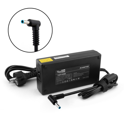Блок питания TopON для ноутбука HP 19.5V 10.3A (4.5x3.0) 200W PN: TPN-DA10 (TOP-H200W)