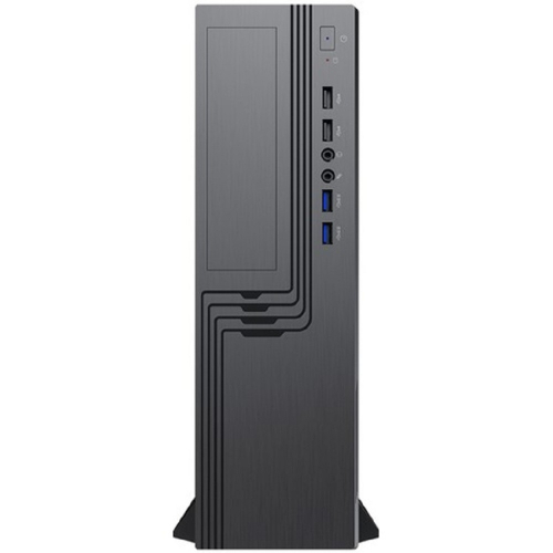 Slim Case Powerman EL555 Black PM-300ATX 2*USB 3.0+2*USB2.0,HD,Audio mATX, miniATX (6141876) фото 2