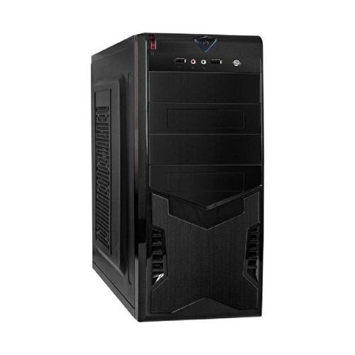 Exegate EX280385RUS Корпус Miditower Exegate CP-604 Black, ATX, , 2*USB, Audio