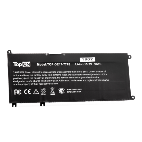 Аккумулятор для ноутбука Dell 17-7778, G3 3579 15.2V 3500mAh PN: 33YDH (TOP-DE17-7778)