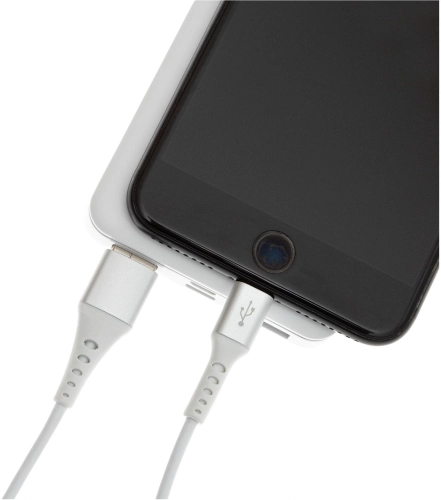 Кабель Cactus CS-LG.USB.A-1 USB (m)-Lightning (m) 1м белый блистер